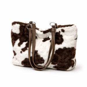 Kaelan Tote Bag - Faux Fur Spacious Everyday Carry